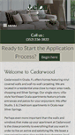 Mobile Screenshot of cedarwoodbyelon.com